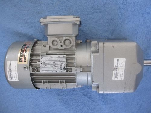 NORD 0.33 HP INVERTER DUTY MOTOR,  230/460 VOLTS, 1710 RPM, USED