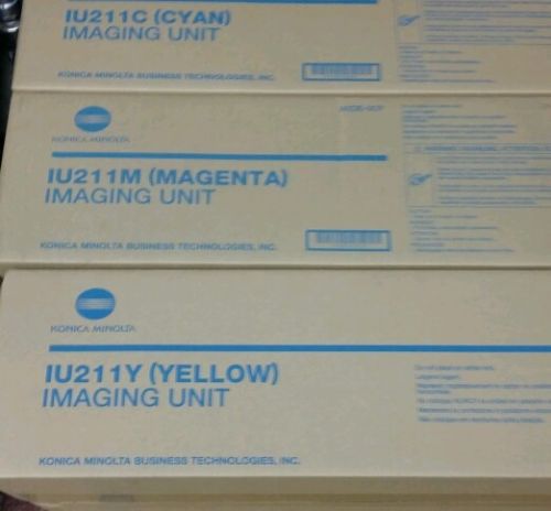 GENUINE KONICA MINOLTA BIZHUB C203 C253 YELLOW IMAGING UNIT A0DE06F IU211Y