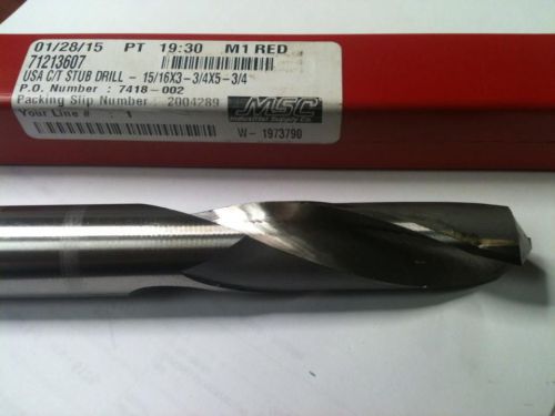 CJT -Screw Machine Length Drill Bit Size (mm): 23.81-Made in USA