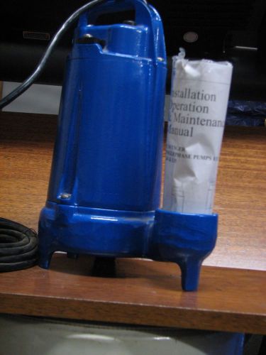 A B S Effluent Pump, 1/2 HP, 115V, 13.2 Amps, 3450 RPM - EF 05W-2 Electric, HOME