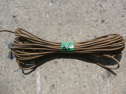 Bronze MICRO Nylon coated rubber rope shock cord 1/8&#034; x 23&#039; MINI Bungee Cord