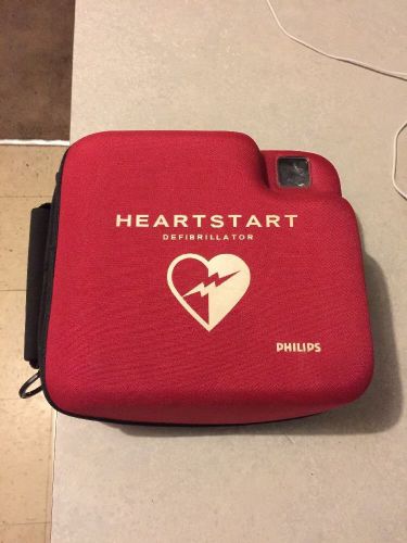 philips heartstart Defib FR2 + AED defibrillator 2 pads 1 Battery