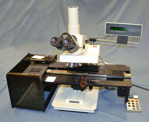 Irvine Nikon Optiphot Ultrastation Wafer Auto-Loader Inspection Microscope