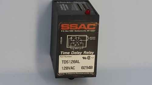 SSAC TDS120AL DIGI-SET TIME DELAY RELAY 120VAC