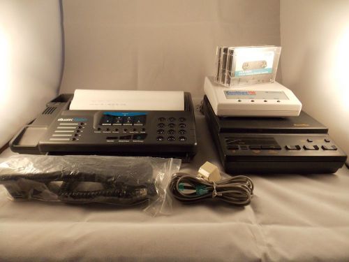 Vintage Muratec M620 Fax with PhoneMate 7400 Dual Cassette Answering Machine