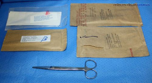 Mayo Surgical Scissors 6.75&#034; Blunt / Blunt U.S. Stainless (4) Each NOS
