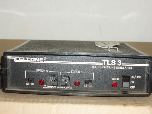 Teltone TLS 3 Telephone Line Simulator NO RESERVE!!!