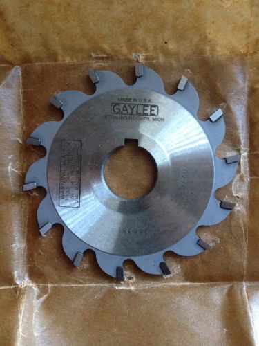 Carbide tipped slitting saw blade 4 inch od .1578&#034; thick id 1&#034; 14 teeth usa for sale
