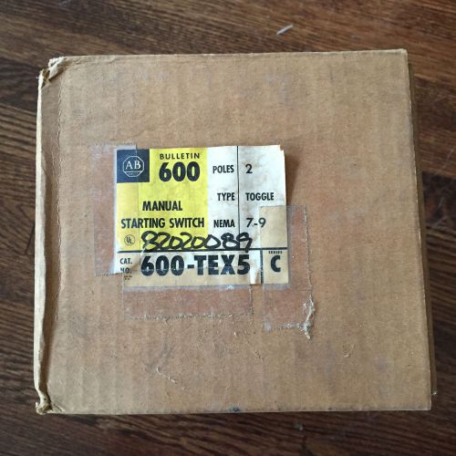 ALLEN BRADLEY 600-tex5 600TEX5, SERIES C new in sealed box, free shipping