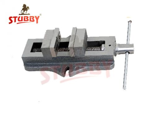 HEAVY DUTY 80MM CAST IRON SELF CENTRING VICE FIXED BASE AUTOMATIC JAW