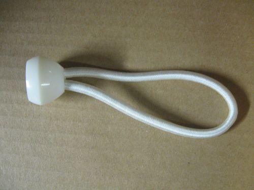 LOT OF 40 NEW BALL BUNGEE CORDS 4&#034; - 40 WHITE BUNGEE CORDS