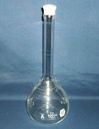 Kimax 500ml Class A Volumetric Flask (28014) +/- 0.20mL Tolerance (Class A) EXL