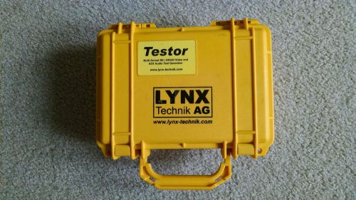 Lynx-Technik TESTOR Portable SD/HDSDI Video and AES test generator