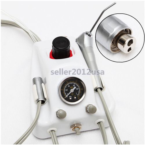 Portable dental air turbine unit work with compressor handpiece adapter 2h for sale