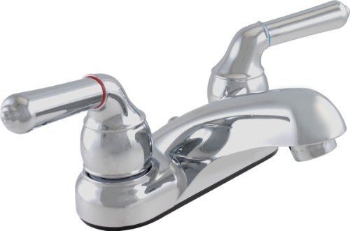LDR Industries LDR 952 42405CP Exquisite Bathroom Faucet, Dual Tulip Handle,