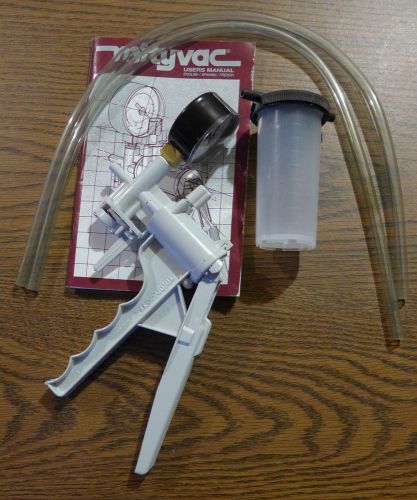 Mityvac Automotive Vacuum Pump/Brake Bleeder kit, container, manual, tubing
