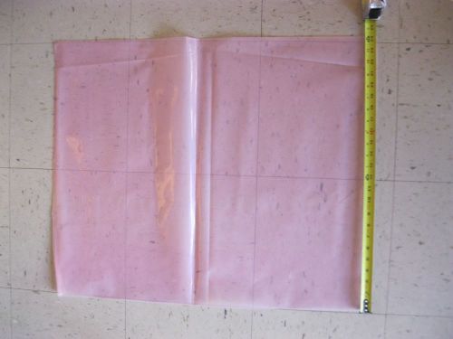 5 - 24&#034; x 30&#034; new anti-static flat poly bag - pink tinted (4 mil) computer bags for sale