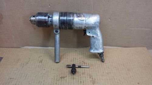 Ingersoll Rand Pneumatic Multi-Vane Drill Size 1AL W/3/8&#034;Jacobs chuck