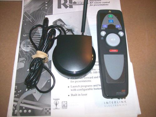 REMOTEPOINT VP8410 INTERACTIVE RF PRESENTATION REMOTE CONTROL WITH TRANSMITTER