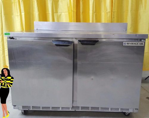 48&#034; beverage air wtf48a - two door worktop freezer for sale