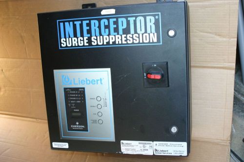 Liebert Interceptor SI025277YARCE 250 kA Surge Supression 3ph  Disconnect switch