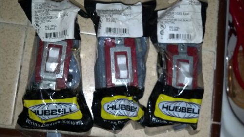 Hubbell cs1223-w 3way switch, white lot of 3 new 20 amp for sale