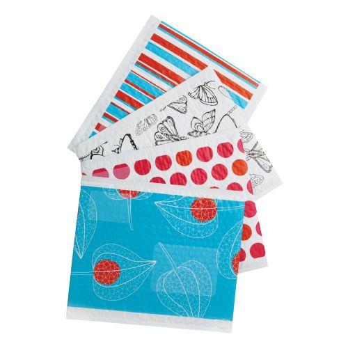 Scotch Decorative Plastic Bubble Mailer Assorted Designs Size 0 6 x 9.25 Inch...