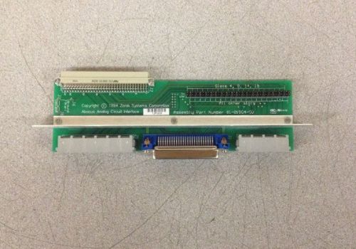 Spirent Communications Abacus PIC Analog Circuit Interface 81-01504