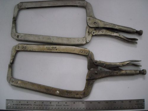 VISE GRIP WELDERS CLAMPS, Lot of 2- NO 18R- Petersen- Dewitt,Neb.-WELDING TOOLS,