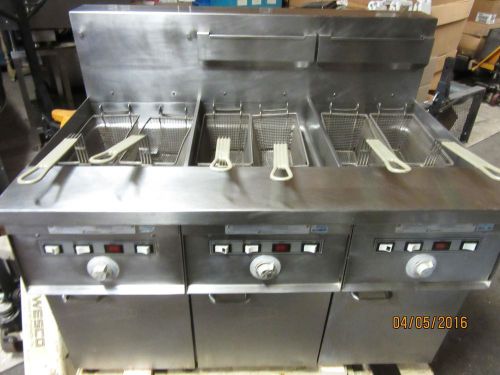 Used Keating 3 Well Electric Fryer 14BB  Excellent  FREE SHIPPING*  (16-019-090)