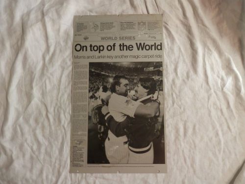 1991 Minnesota Twins Baseball world series star tribune newspaper printing plate