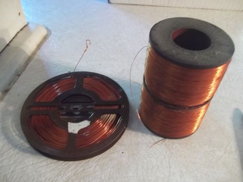 LOT OF COPPER WIRE~Over 4 Pounds~Double Coil and Film Reel~New