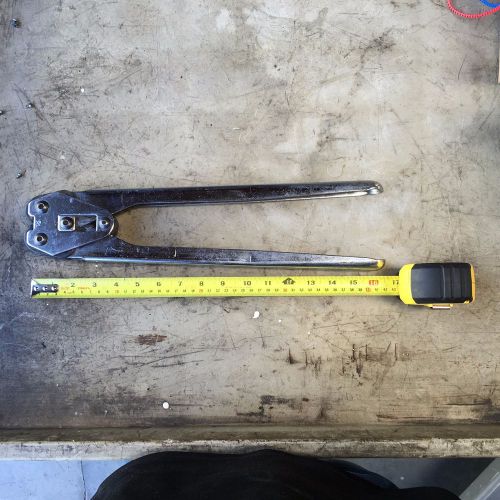 Uline 1/2&#034; steel strapping banding sealer crimper tool for sale