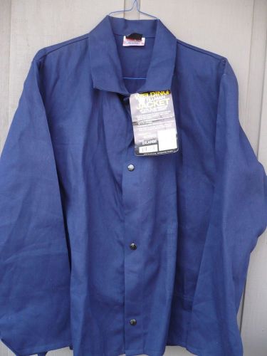 NEW Tillman 6230B 9oz Navy Blue Cotton Welding Jacket FireStop  Size 2XL 2X