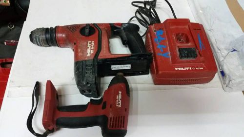 used Hilti TE6 TE 6-A36-AVR  hilti 14.4a Cordless Rotary Hammer  (Tool Only) 3pc