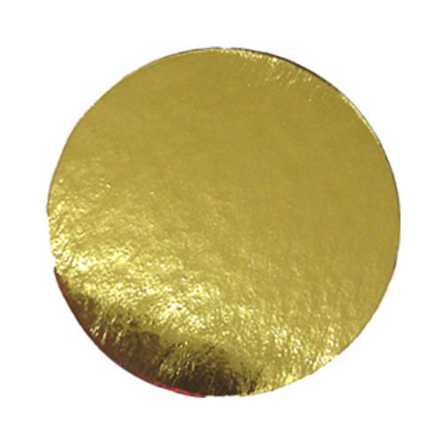 Mono-Board, 5&#034; Gold Round - Pack of 25