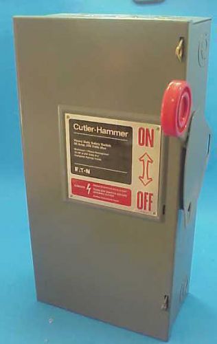 New cutler hammer dh222ngk 60 amp safety switch disconnect 240 vac fusible for sale