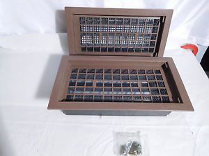 Pair of Brown Solar-Tek Automatic Foundation Vents *Never used - 1 is missing HW