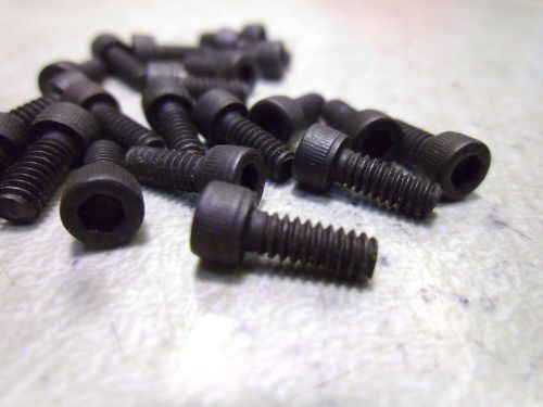 Socket Head Cap Screws Holo Krome 6-32 x 3/8 Black Full Thread (Qty 81) #60149