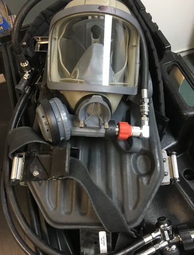 Interspiro SCBA Firefighter Prepper Breathing Mask Apparatus Regulator 9030 Used