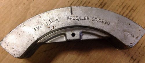 Greenlee 1-1/4&#034; IPS Pipe Bender Shoe 5010920 19020