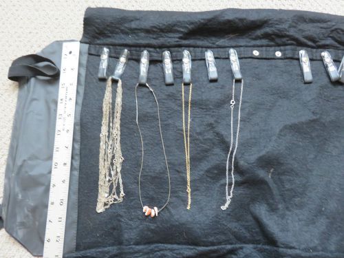 Portable Jewelry Roll Necklace Travel Storage Displays Holder  LOT OF THREE