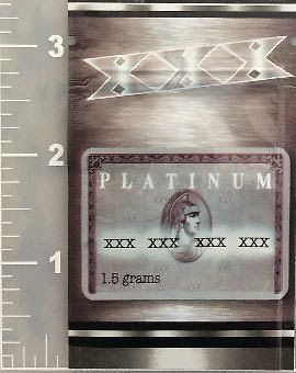 XXX Platinum 1.5 g *50* Empty Bags