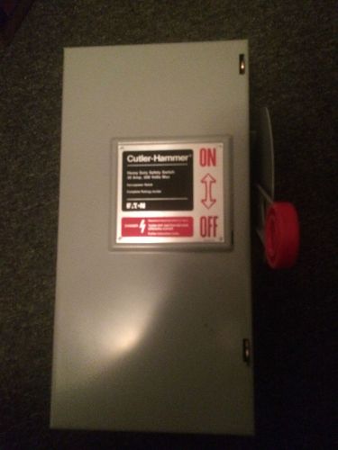Cutler Hammer Heavy Duty Safety Switch 30A, 600V Cat# DH361FGK New wo Retail Box