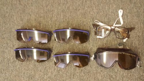 Safety goggles/glasses: laserscope uvexz87 lot of 6 for sale