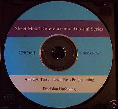 Amada cnc turret programming reference and tutorial  series cd g-code unfolding for sale