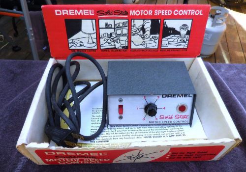 Dremel Solid State Motor Speed Control Cat. No. 219 in Original Box - Tested