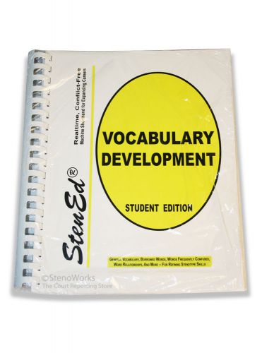 StenEd Vocabulary Development, Student Edition NEW 2015