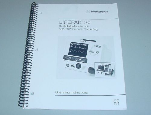 Lifepak 20 Manual *Operating Instructions*