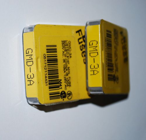 Buss Fuses Lot of 10  GMD-3A Time Delay Fuses